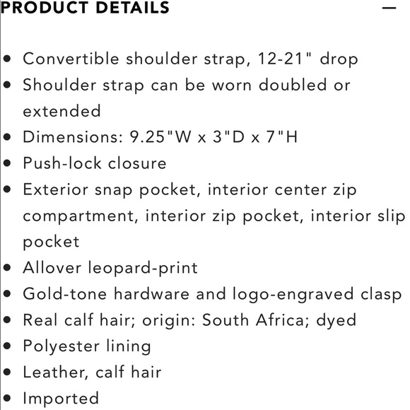 Michael Kors Convertible Purse/Bag - Picture 5 of 5